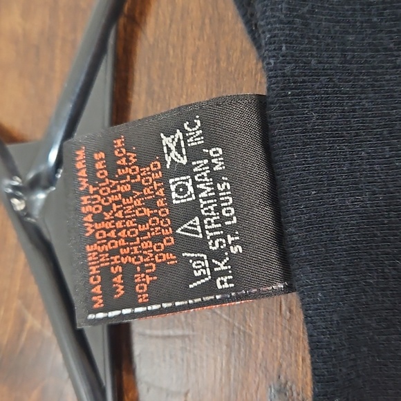 Harley-Davidson Black Top with Embellished Neckline - Picture 4 of 10